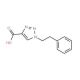 1-Phenethyl-1H-[1,2,3]triazole-4-carboxylic acid - chemical structure image