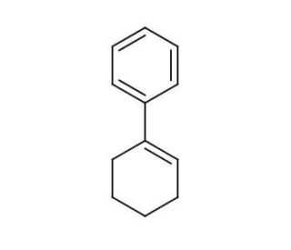 1-Phenyl-1-cyclohexene (CAS 771-98-2) - chemical structure image