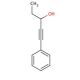1-Phenyl-1-pentyn-3-ol (CAS 27975-78-6) - chemical structure image