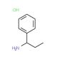 1-Phenyl-1-propanamine hydrochloride (CAS 24301-86-8) - chemical structure image