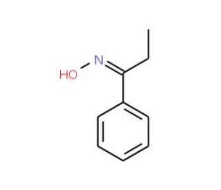 1-Phenyl-1-propanone oxime (CAS 2157-50-8) - chemical structure image