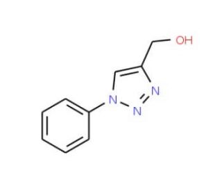 (1-Phenyl-1H-1,2,3-triazol-4-yl)methanol (CAS 103755-58-4) - chemical structure image