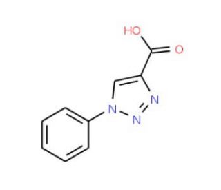 1-phenyl-1H-1,2,3-triazole-4-carboxylic acid - chemical structure image