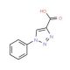1-phenyl-1H-1,2,3-triazole-4-carboxylic acid - chemical structure image