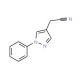 (1-phenyl-1H-pyrazol-4-yl)acetonitrile (CAS 51412-23-8) - chemical structure image
