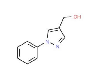 (1-phenyl-1H-pyrazol-4-yl)methanol (CAS 70817-26-4) - chemical structure image