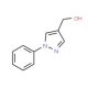 (1-phenyl-1H-pyrazol-4-yl)methanol (CAS 70817-26-4) - chemical structure image