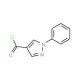 1-phenyl-1H-pyrazole-4-carbonyl chloride - chemical structure image