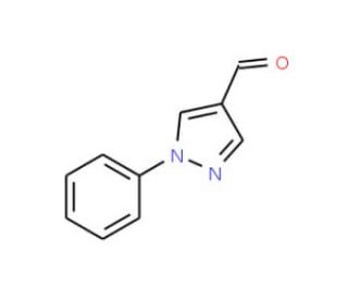 1-Phenyl-1H-pyrazole-4-carboxaldehyde (CAS 54605-72-0) - chemical structure image