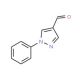 1-Phenyl-1H-pyrazole-4-carboxaldehyde (CAS 54605-72-0) - chemical structure image