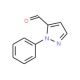 1-Phenyl-1H-pyrazole-5-carboxaldehyde (CAS 132274-70-5) - chemical structure image