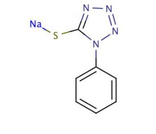 1-Phenyl-1H-tetrazole-5-thiol sodium salt (CAS 15052-19-4) - chemical structure image
