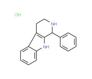 1-Phenyl-2,3,4,9-tetrahydro-1H-beta-carboline hydrochloride - chemical structure image