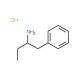 1-Phenyl-2-butanamine hydrochloride (CAS 20735-15-3) - chemical structure image