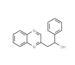 1-Phenyl-2-(quinoxalin-2-yl)ethanol (CAS 849021-27-8) - chemical structure image