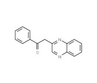 1-Phenyl-2-quinoxalin-2-ylethanone (CAS 16310-38-6) - chemical structure image