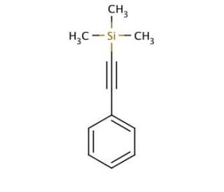 1-Phenyl-2-trimethylsilylacetylene (CAS 2170-06-1) - chemical structure image