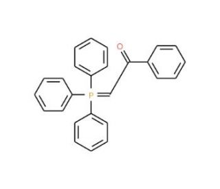 1-Phenyl-2-(triphenylphosphoranylidene)ethan-1-one (CAS 859-65-4) - chemical structure image