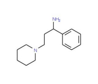 1-Phenyl-3-piperidin-1-yl-propylamine - chemical structure image