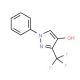 1-Phenyl-3-(trifluoromethyl)-1H-pyrazol-4-ol (CAS 119868-24-5) - chemical structure image