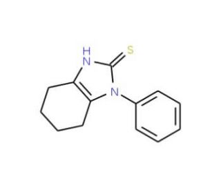 1-phenyl-4,5,6,7-tetrahydro-1H-benzimidazole-2-thiol - chemical structure image