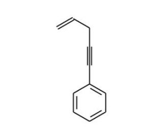 1-Phenyl-4-penten-1-yne (CAS 4289-20-7) - chemical structure image