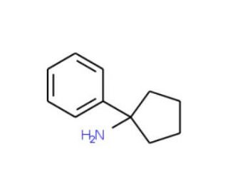 1-Phenyl-cyclopentylamine (CAS 17380-74-4) - chemical structure image