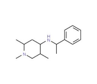 (1-Phenyl-ethyl)-(1,2,5-trimethyl-piperidin-4-yl)-amine - chemical structure image