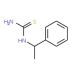 (1-Phenyl-ethyl)-thiourea - chemical structure image