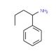 1-phenylbutan-1-amine (CAS 2941-19-7) - chemical structure image
