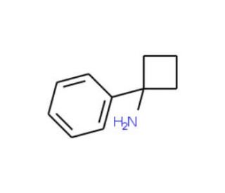 1-phenylcyclobutanamine (CAS 17380-77-7) - chemical structure image