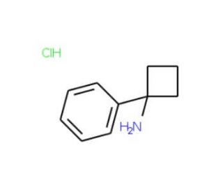 1-phenylcyclobutanamine hydrochloride (CAS 17380-77-7) - chemical structure image