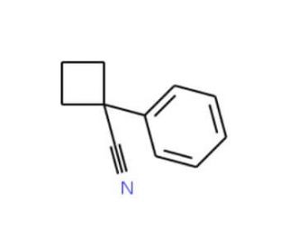 1-Phenylcyclobutanecarbonitrile (CAS 14377-68-5) - chemical structure image