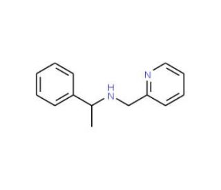 (1-Phenylethyl)pyridin-2-ylmethyl-amine - chemical structure image