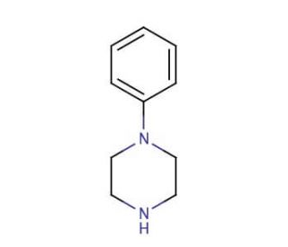 1-Phenylpiperazine (CAS 92-54-6) - chemical structure image
