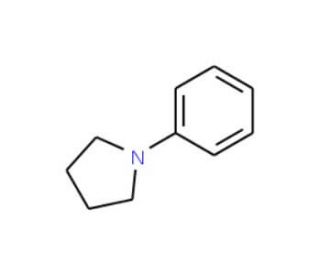 1-Phenylpyrrolidine (CAS 4096-21-3) - chemical structure image