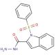 1-(phenylsulfonyl)-1H-indole-2-carbohydrazide - chemical structure image