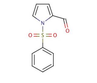 1-(Phenylsulfonyl)-2-pyrrolecarboxaldehyde (CAS 86688-93-9) - chemical structure image