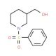 [1-(Phenylsulfonyl)-3-piperidinyl]methanol - chemical structure image