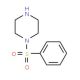 1-(Phenylsulfonyl)piperazine (CAS 14172-55-5) - chemical structure image