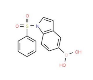 1-(Phenylsulphonyl)-1H-indole-5-boronic acid (CAS 480438-51-5) - chemical structure image