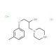 1-Piperazin-1-yl-3-m-tolyloxypropan-2-ol dihydrochloride - chemical structure image