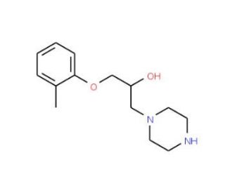 1-Piperazin-1-yl-3-o-tolyloxy-propan-2-ol - chemical structure image