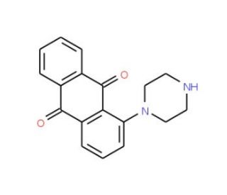 1-Piperazin-1-yl-anthraquinone - chemical structure image