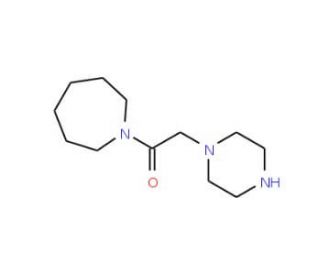 1-(Piperazin-1-ylacetyl)azepane (CAS 39890-47-6) - chemical structure image