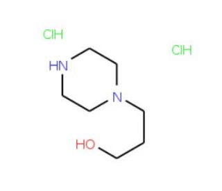 1-Piperazinepropanol 2HCl (CAS 6427-02-7) - chemical structure image