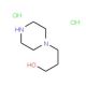 1-Piperazinepropanol 2HCl (CAS 6427-02-7) - chemical structure image