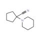 1-Piperidin-1-ylcyclopentanecarbonitrile (CAS 22912-32-9) - chemical structure image