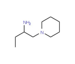 1-Piperidin-1-ylmethyl-propylamine - chemical structure image