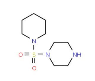 1-(piperidin-1-ylsulfonyl)piperazine (CAS 500587-48-4) - chemical structure image